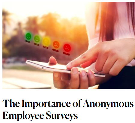 the importance of anonymous employee survey